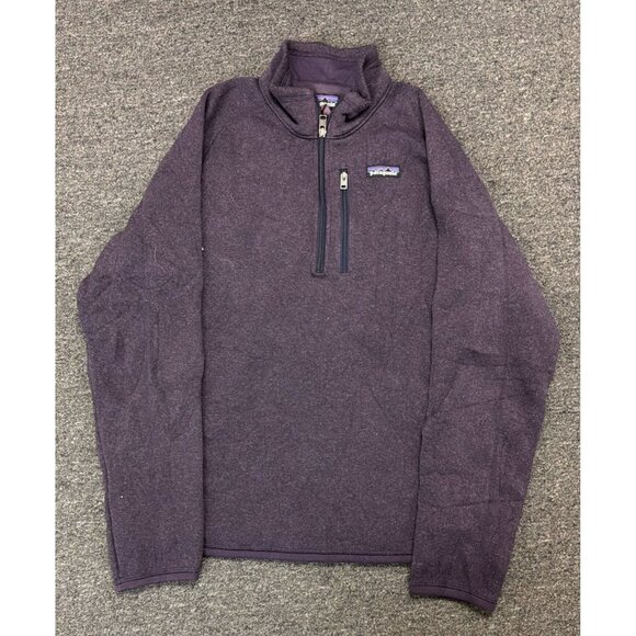 Patagonia Better Sweater 1/4-Zip Fleece Pullover Women's M Medium Purple - Picture 1 of 4